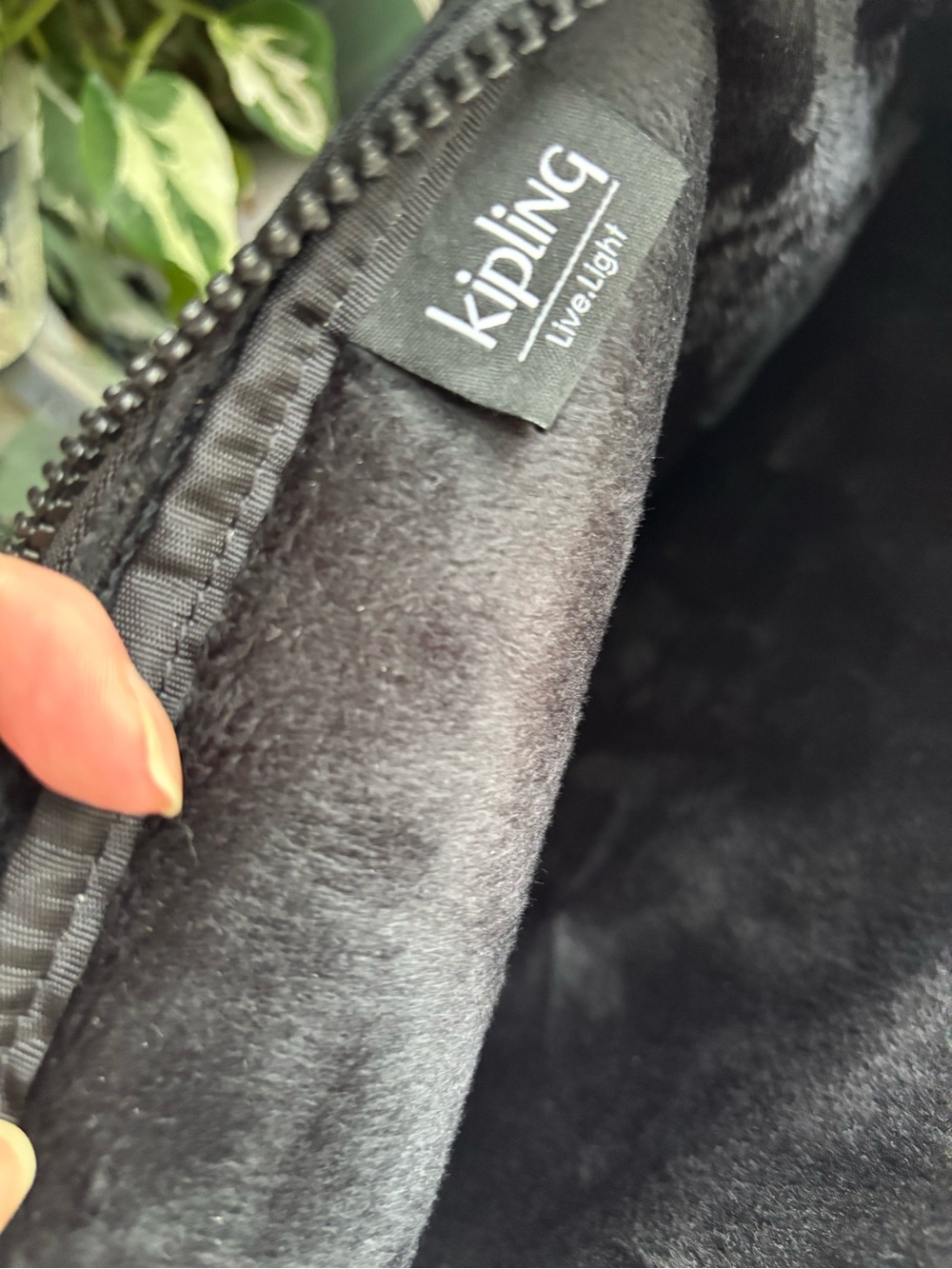 Kipling Black Laptop Sleeve with Front Pocket - Picture 7 of 8